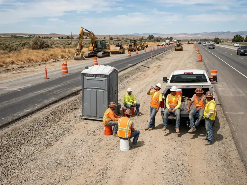 highway-road-construction-crew-007 — frequently asked questions, Porta Potty and Restroom Rentals in Kingston, TN